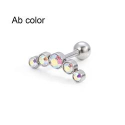 Labret earring LSI47-2 – jewelry for piercing lips, ear, cartilage, helix, tragus, concha, medusa, Monroe, Madonna
