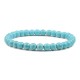 Thin bracelet made of stone 0235 turquoise