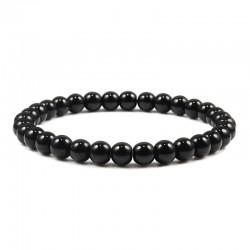 Thin bracelet made of onyx stone, agate 02315-4