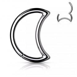 Clicker month ring made of titanium PiercedFish RHT84 earring for piercing the septum of the nose, eyebrows, ear cartilage, helix, tragus