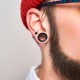 Labret earring made of titanium with star PiercedFish TIL14 for cartilage piercing of the ear, lips (1 pc)