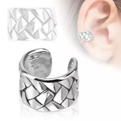Cuff earring (fake, clip) on helix Spikes EC14590 imitation ear cartilage piercing
