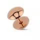Earring made of steel PiercedFish PSFX-52 (fake-plug blende) round shape (1 pc)