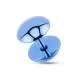Earring made of steel PiercedFish PSFX-52 (fake-plug blende) round shape (1 pc)
