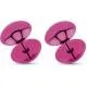 Earring made of steel PiercedFish PSFX-52 (fake-plug blende) round shape (1 pc)