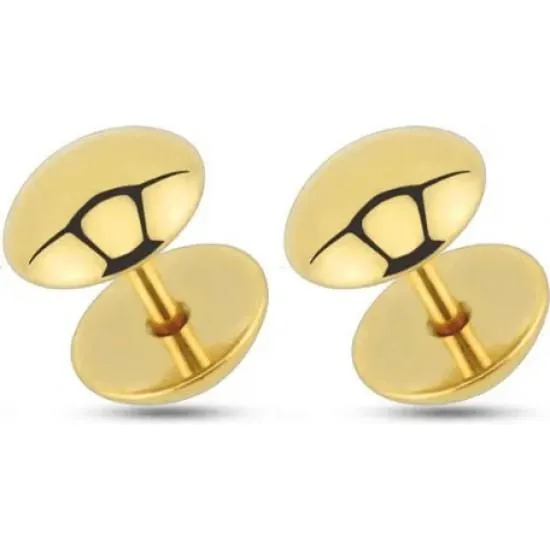 Earring made of steel PiercedFish PSFX-52 (fake-plug blende) round shape (1 pc)