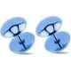 Earring made of steel PiercedFish PSFX-52 (fake-plug blende) round shape (1 pc)