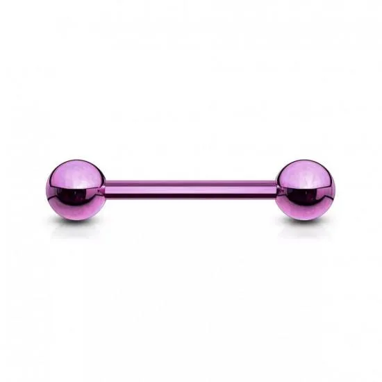 Штанга из стали 316L, серьга для пирсинга в ухо и в соски, 1.2×6–10 мм, PiercedFish (1 шт.)