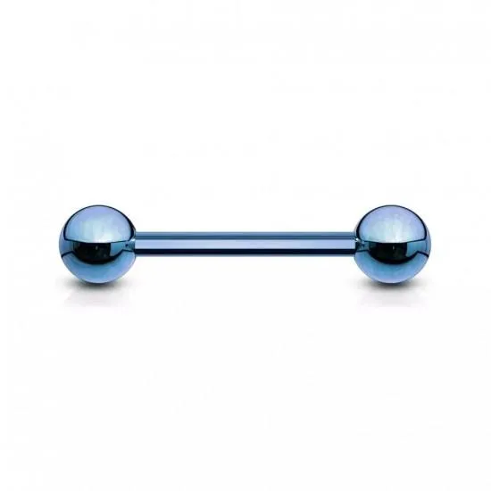 Штанга из стали 316L, серьга для пирсинга в ухо и в соски, 1.2×6–10 мм, PiercedFish (1 шт.)