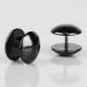 Earring made of steel PiercedFish PSFX-52 (fake-plug blende) round shape (1 pc)