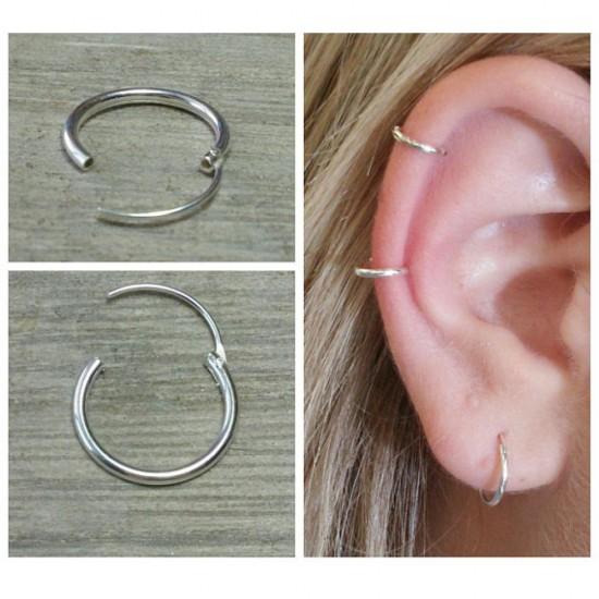 Кольцо-кликер 1.2 мм (титан гипоаллергенный, защёлка-клик) - Клікери