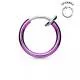 False earring (clip, imitation piercing) made of PiercedFish SEP45 steel for the ear, helix, nose, septum (1 pc)