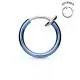 False earring (clip, imitation piercing) made of PiercedFish SEP45 steel for the ear, helix, nose, septum (1 pc)