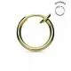 False earring (clip, imitation piercing) made of PiercedFish SEP45 steel for the ear, helix, nose, septum (1 pc)