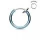 False earring (clip, imitation piercing) made of PiercedFish SEP45 steel for the ear, helix, nose, septum (1 pc)