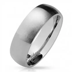 Men's steel ring Spikes R027S matte (1 pc)