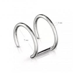 Steel clip 7 mm for helix Spikes RSFX-01 imitation ear cartilage piercing (1 pc)
