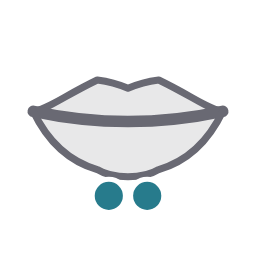 Diagram: Dolphin bites piercing