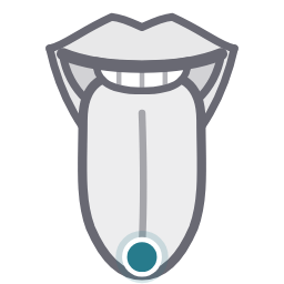 Tongue tip piercing